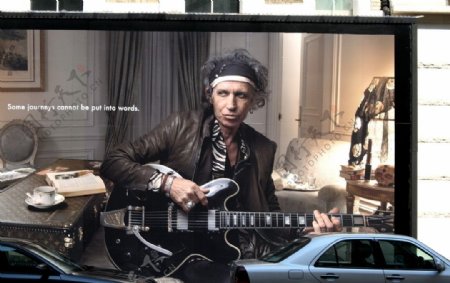 伦敦街上的巨幅电影广告图片