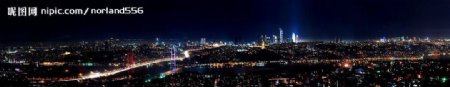 伊斯坦布尔城之夜图片