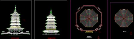 雷峰塔详图图片