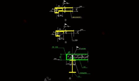 梁与梁连接节点图片