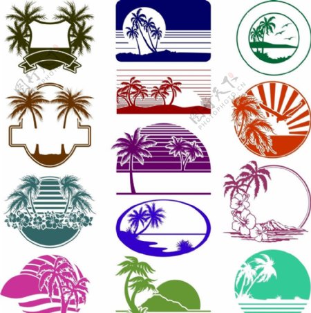 椰子logo图片