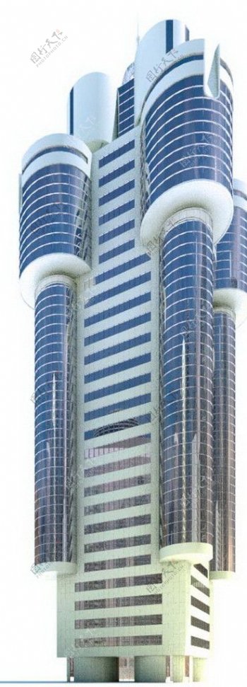 高楼模型图片