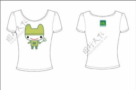 tshirtT恤印花可爱服装卡通青蛙時尚潮流图案图片