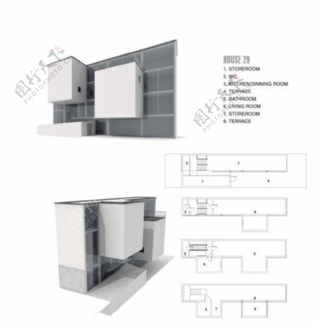 现代建筑3D模型30图片