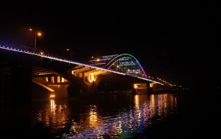 夜景大桥图片