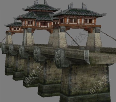 赤壁建筑桥图片