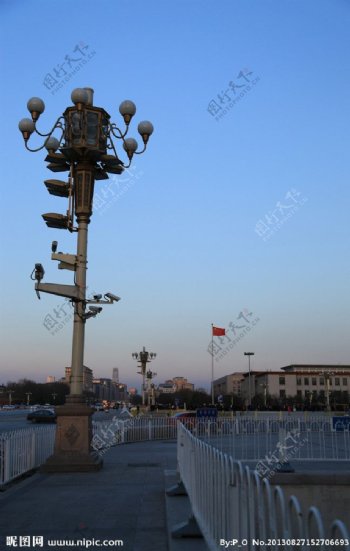 北京街灯图片