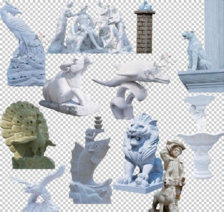 雕塑石雕图片