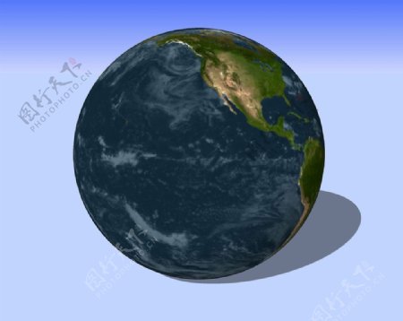地球3D模型图片