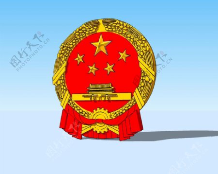 国徽3D模型图片