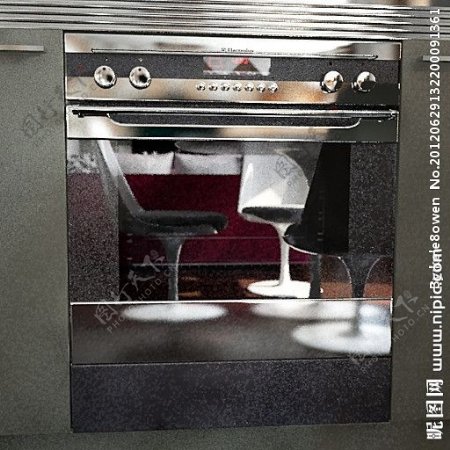 厨房橱柜消毒柜3D模型图片