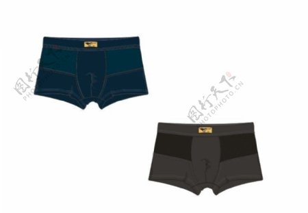 男士内裤裤型设计图片