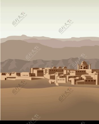 沙漠之城图片