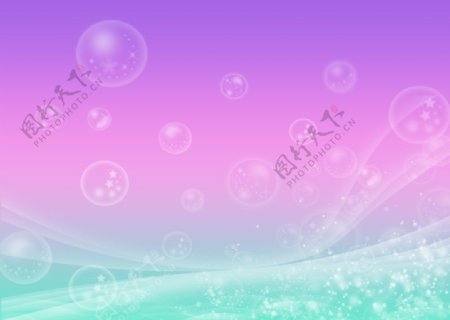 梦幻透明泡泡素材图图片