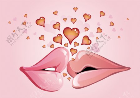 粉色爱情图片