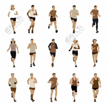 跑步锻炼身体图片