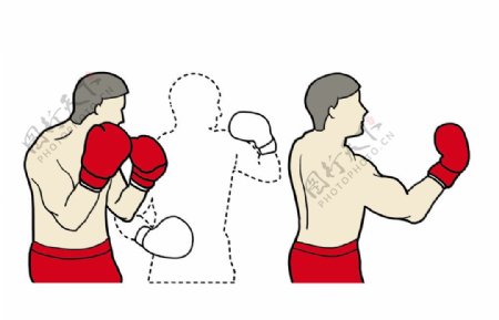 拳击动作指导图图片