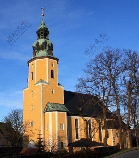 德国乡村教堂图片