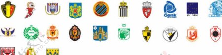 全球2487个足球俱乐部球队标志比利时图片