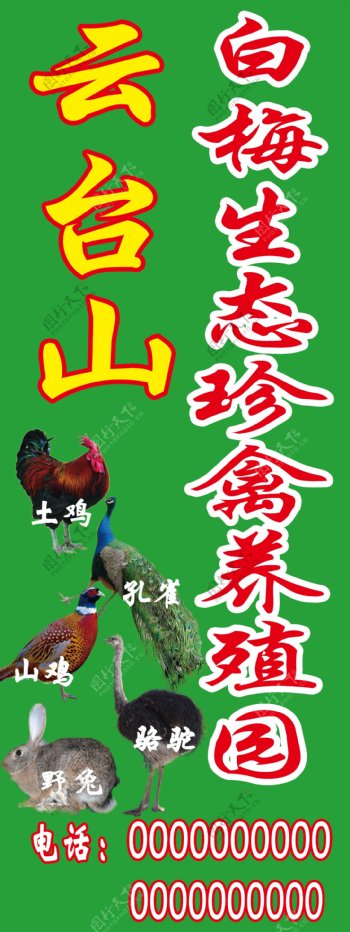 云台山白梅生态珍禽养殖园图片