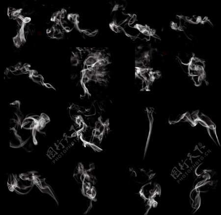 蒸汽烟雾素材图片