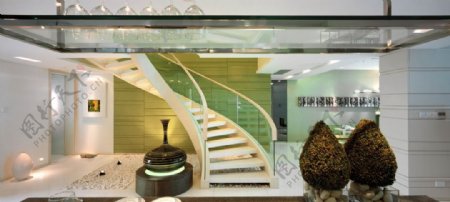 广州金海湾样板房楼梯间图片