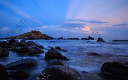 蜈支洲岛夜景图片