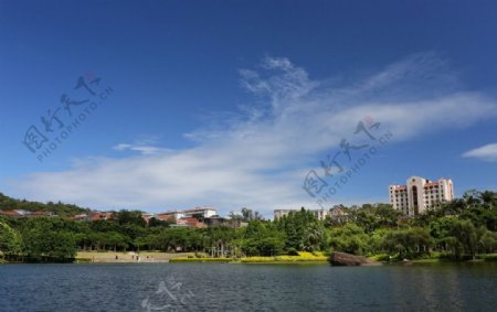 芙蓉湖风景图片