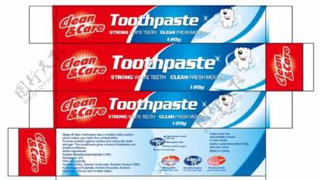 Toothpaste牙膏盒图片