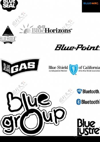 blue公司logo标志图片