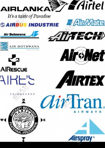 航空类logo标志图片