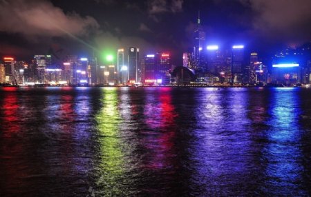 香港璀璨夜景图片