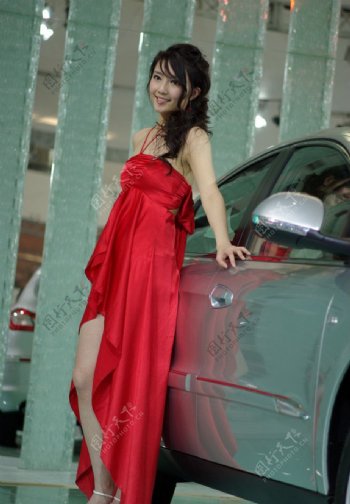 2009广州车展模特图片