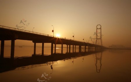 渭河大桥图片