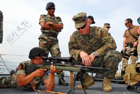 美国海军陆战队精确射手步枪图片