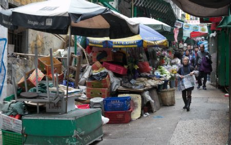 香港菜市场图片