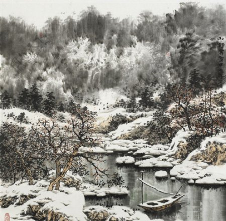 山野霁雪图片