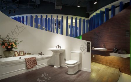 现代感卫浴空间图片