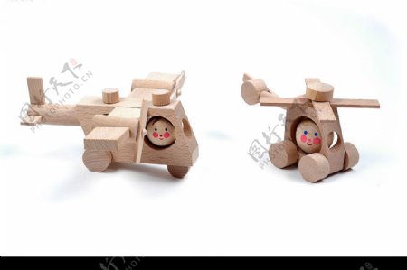 玩具木飞机图片