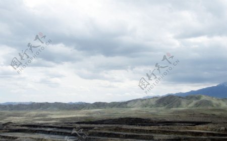 煤矿剥离现场图片