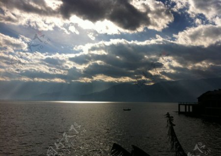 双廊湖景图片