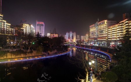 遵义湘江河夜景图片