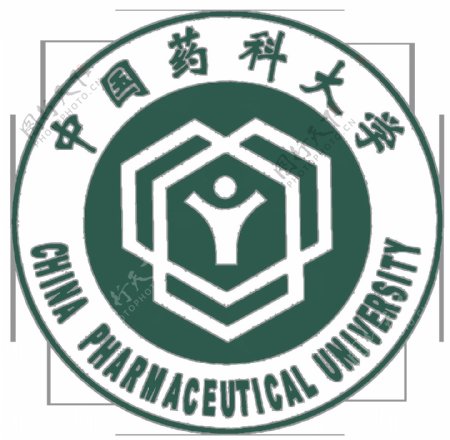 中国药科大学校标绿图片