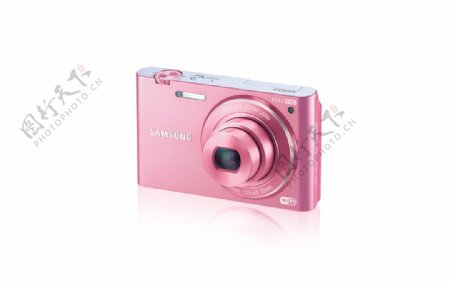 粉红色三星数码相机图片