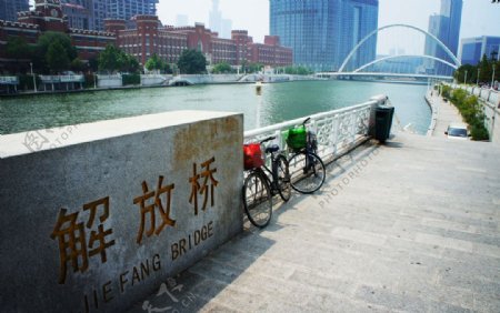 天津海河沿岸图片