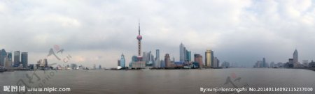 上海浦江两岸图片