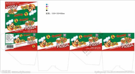 包装设计PIZZA糖果QQ糖图片