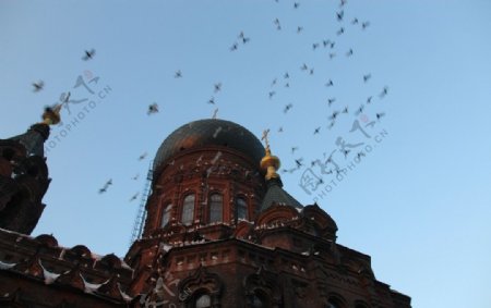 哈尔滨索菲亚教堂图片