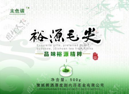 绿茶包装设计图片