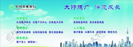 中国农业银行宣传标语图片